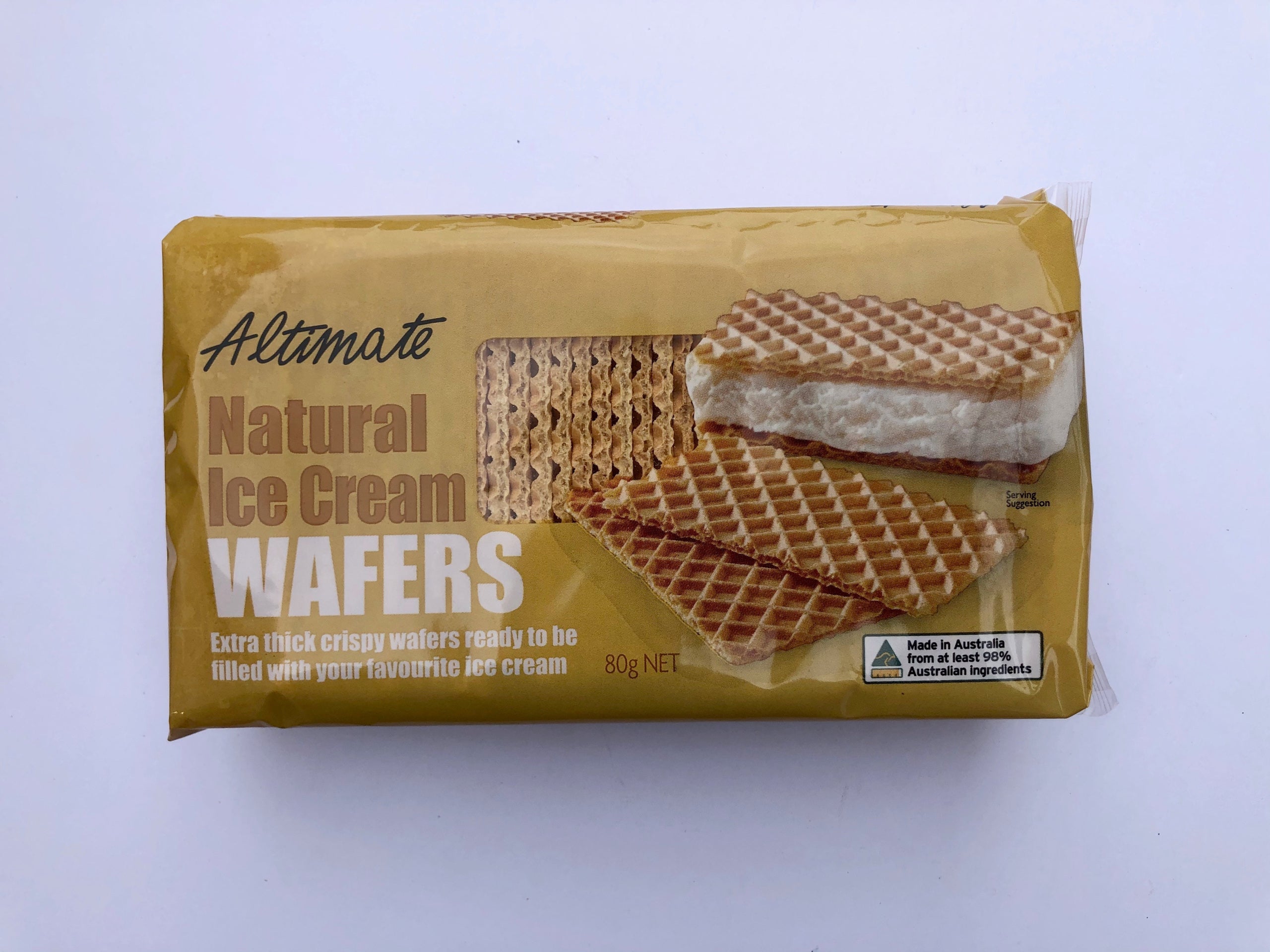 Altimate Natural Ice Cream Wafers 80g D